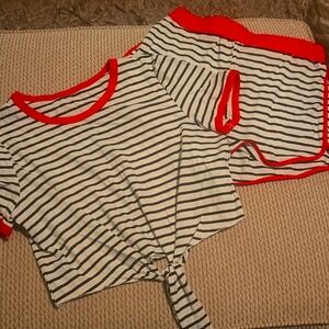 NWOT ladies short set from